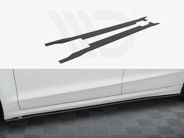 Street PRO Side Skirts Diffusers Ford Mondeo Sport Mk5 Facelift / Fusion Sport Mk2 Facelift - Wayside Performance 