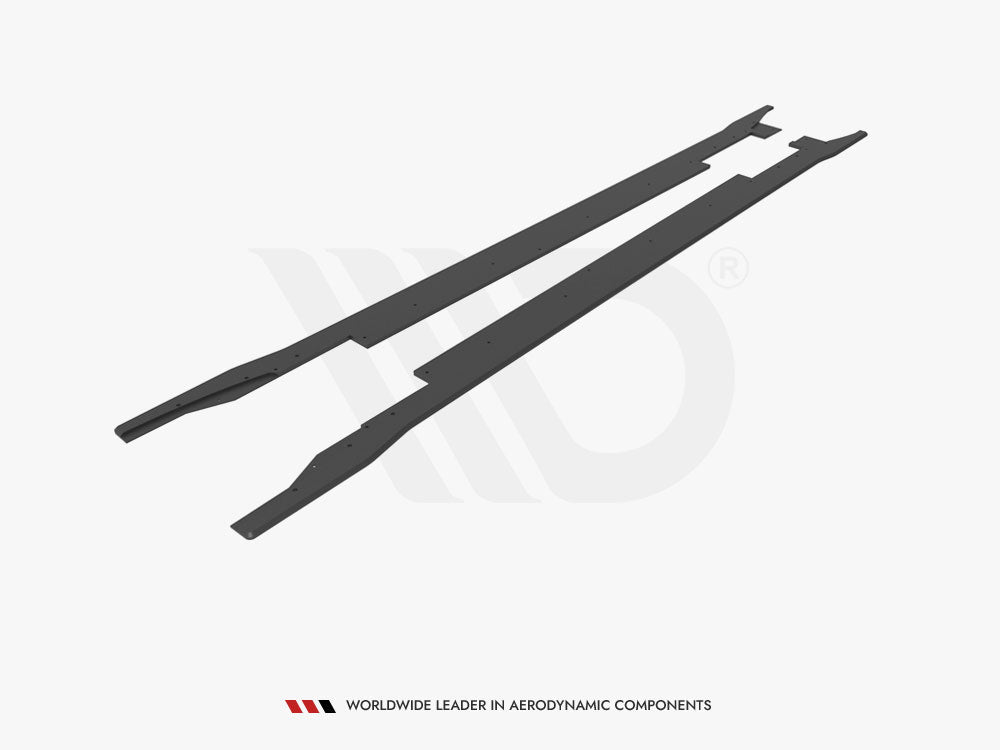 Street PRO Side Skirts Diffusers Ford Mondeo Sport Mk5 Facelift / Fusion Sport Mk2 Facelift - Wayside Performance 