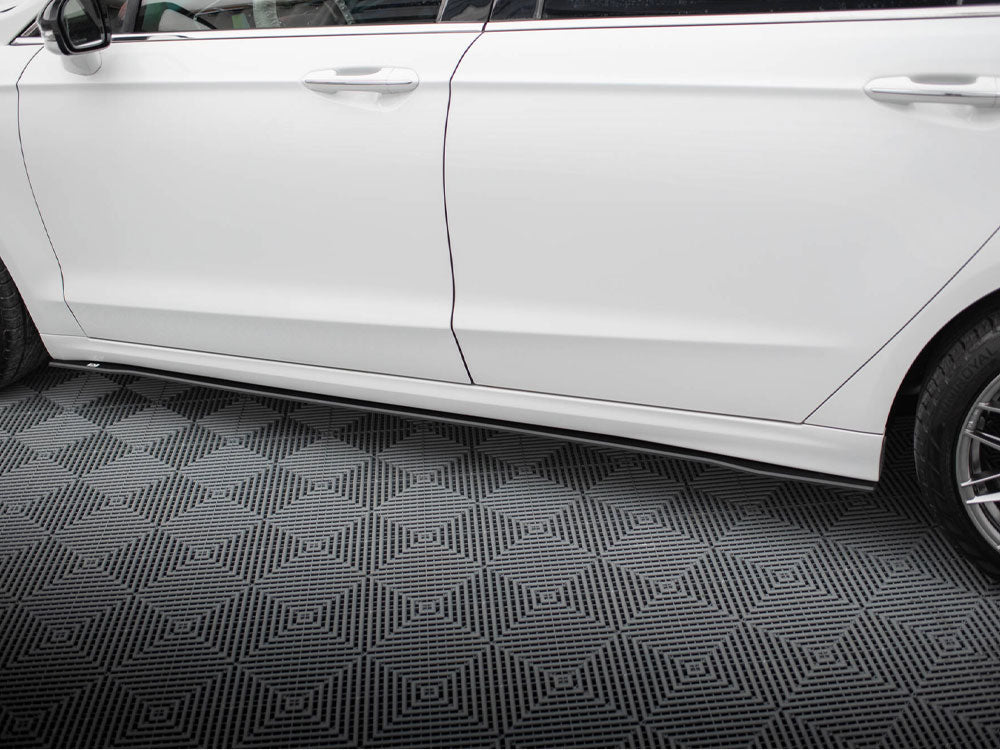 Street PRO Side Skirts Diffusers Ford Mondeo Sport Mk5 Facelift / Fusion Sport Mk2 Facelift - Wayside Performance 