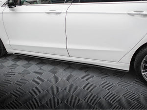 Street PRO Side Skirts Diffusers Ford Mondeo Sport Mk5 Facelift / Fusion Sport Mk2 Facelift - Wayside Performance 