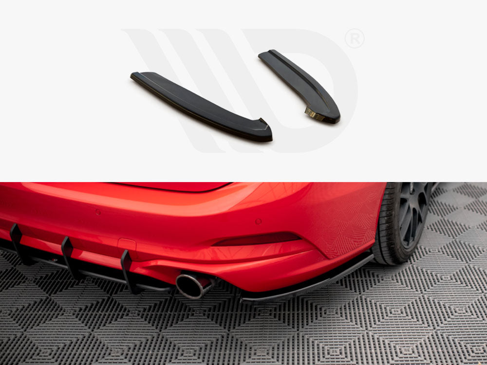 Rear Side Splitters V.5 Ford Focus Estate ST-Line Mk4 - Wayside Performance 