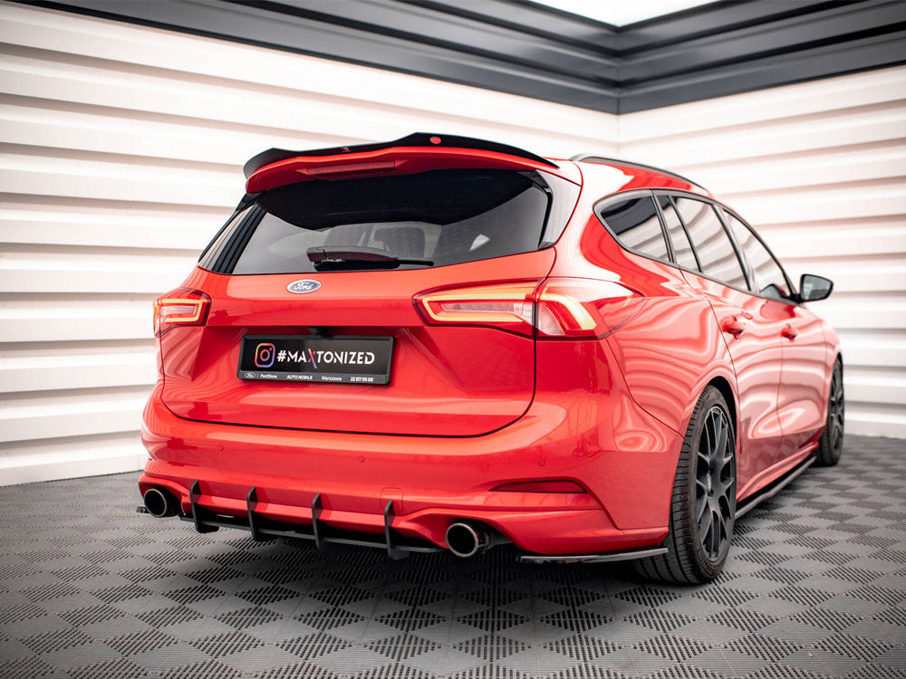 Rear Side Splitters V.5 Ford Focus Estate ST-Line Mk4 - Wayside Performance 