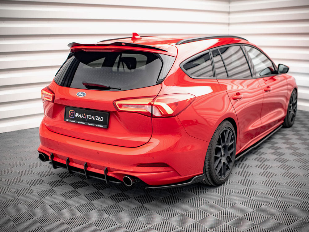 Rear Side Splitters V.6 Ford Focus Estate ST-Line Mk4 - Wayside Performance 