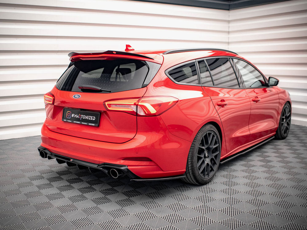 Rear Side Splitters V.7 Ford Focus Estate ST Mk4 - Wayside Performance 