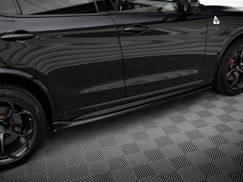 Side Skirts Diffusers Alfa Romeo Stelvio Quadrifoglio Mk1 - Wayside Performance 