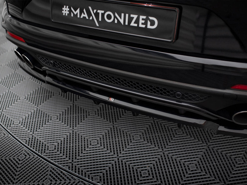 Central Rear Splitter (Vertical Bars) Alfa Romeo Stelvio Quadrifoglio Mk1 - Wayside Performance 