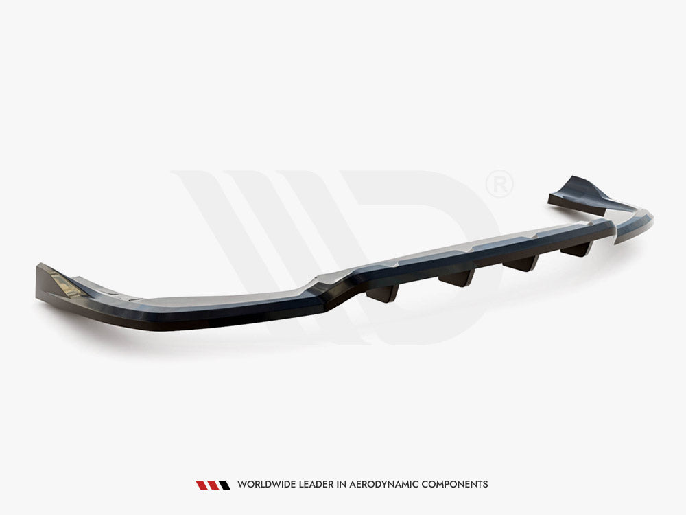 Central Rear Splitter (Vertical Bars) Alfa Romeo Stelvio Quadrifoglio Mk1 - Wayside Performance 
