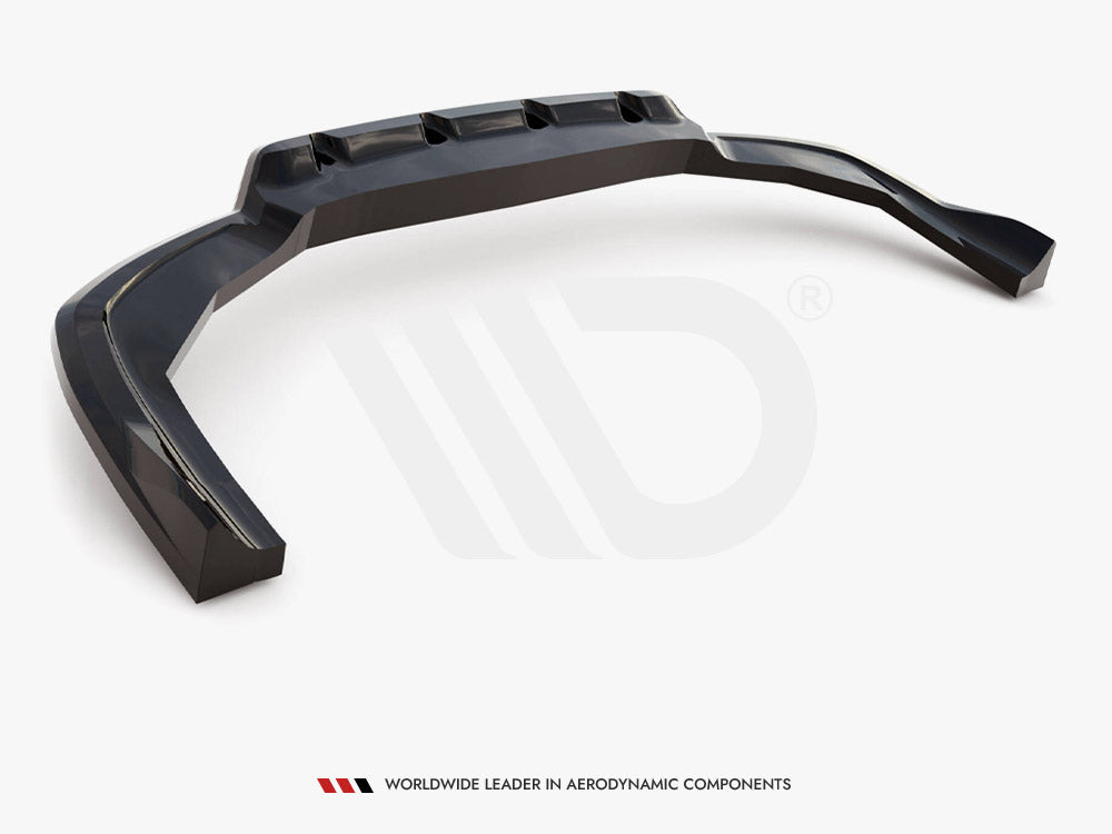 Central Rear Splitter (Vertical Bars) Alfa Romeo Stelvio Quadrifoglio Mk1 - Wayside Performance 