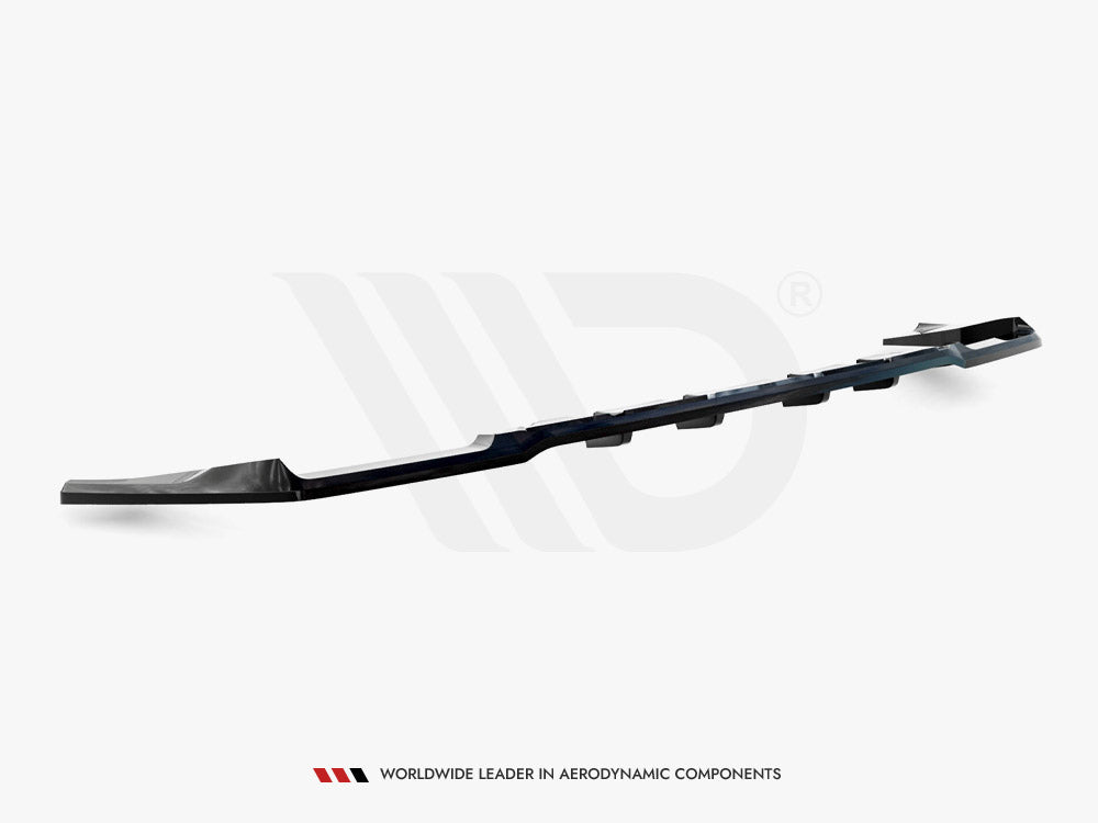Central Rear Splitter (Vertical Bars) Mercedes-AMG GLC 63 Coupe C253 Facelift - Wayside Performance 