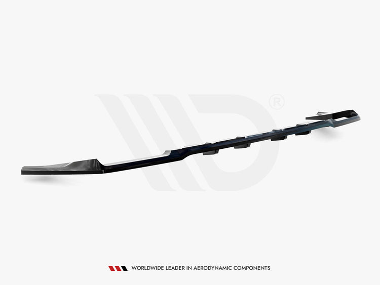 Central Rear Splitter (Vertical Bars) Mercedes-AMG GLC 63 Coupe C253 Facelift - Wayside Performance 