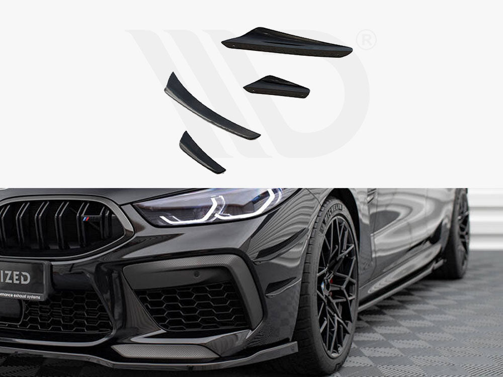 Front Bumper Wings (Canards) BMW M8 Gran Coupe F93 - Wayside Performance 