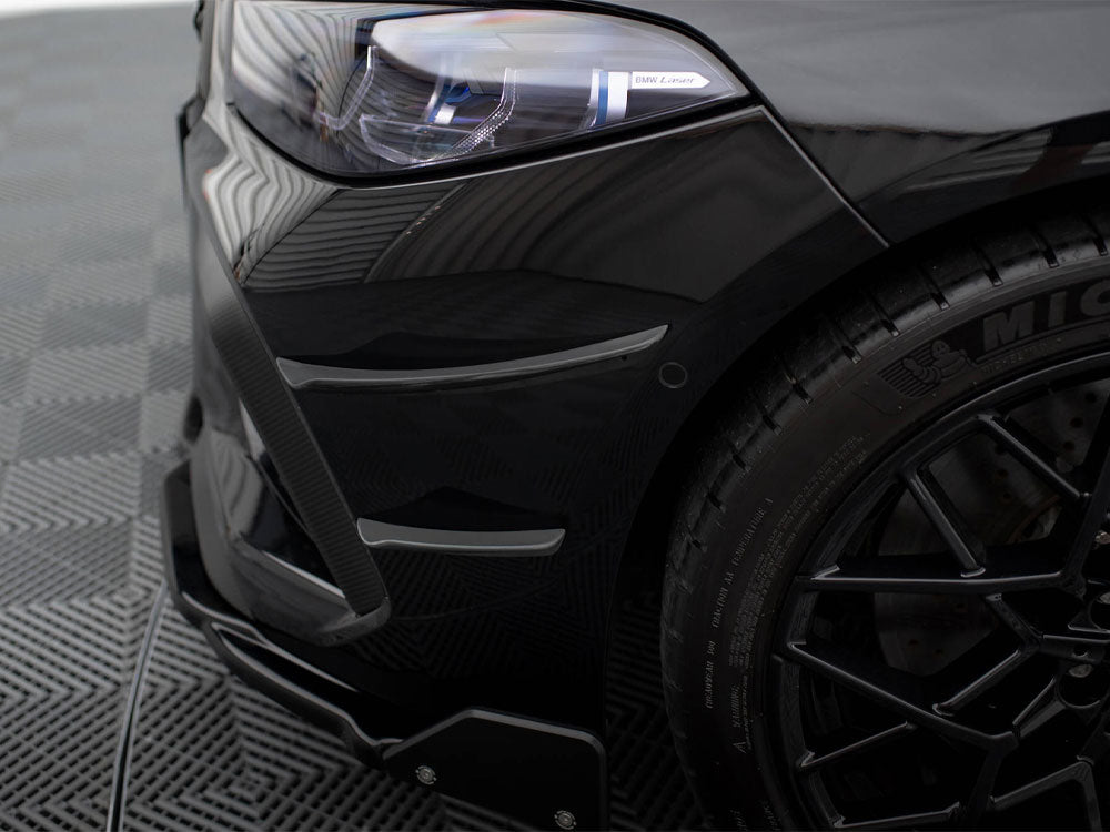 Front Bumper Wings (Canards) BMW M8 Gran Coupe F93 - Wayside Performance 