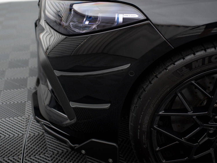 Front Bumper Wings (Canards) BMW M8 Gran Coupe F93 - Wayside Performance 