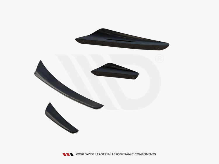 Front Bumper Wings (Canards) BMW M8 Gran Coupe F93 - Wayside Performance 