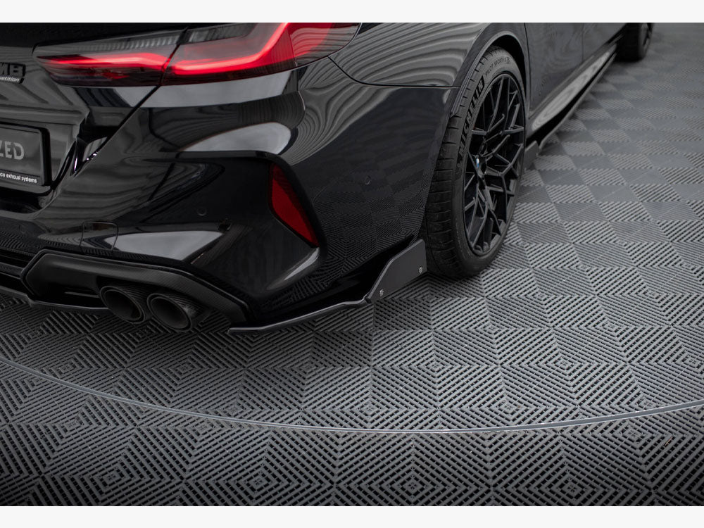 Rear Side Splitters V.1 + Flaps BMW M8 Gran Coupe F93 - Wayside Performance 