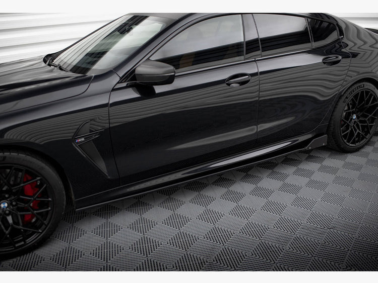 Side Skirts Diffusers V.1 + Flaps BMW M8 Gran Coupe F93 / 8 Gran Coupe M-Pack G16 - Wayside Performance 