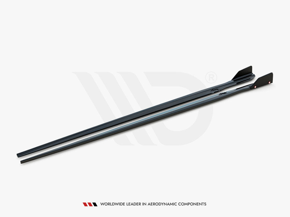 Side Skirts Diffusers V.1 + Flaps BMW M8 Gran Coupe F93 / 8 Gran Coupe M-Pack G16 - Wayside Performance 