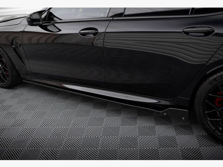 Side Skirts Diffusers V.1 + Flaps BMW M8 Gran Coupe F93 / 8 Gran Coupe M-Pack G16 - Wayside Performance 