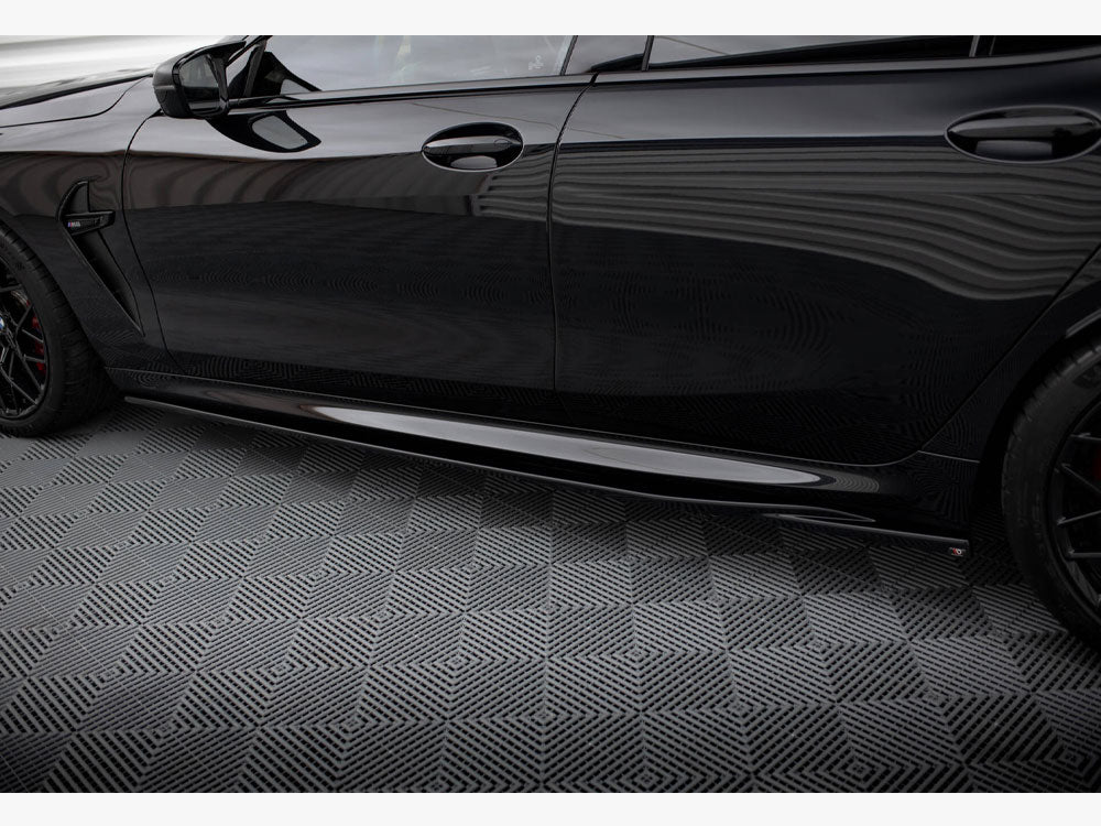 Side Skirts Diffusers V.2 BMW M8 Gran Coupe F93 / 8 Gran Coupe M-Pack G16 - Wayside Performance 