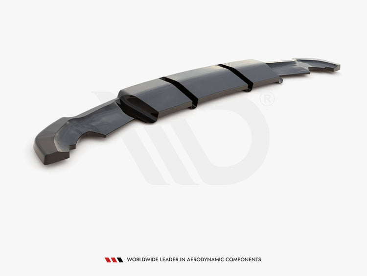 Central Rear Splitter (Vertical Bars) Renault Clio RS Mk4 - Wayside Performance 