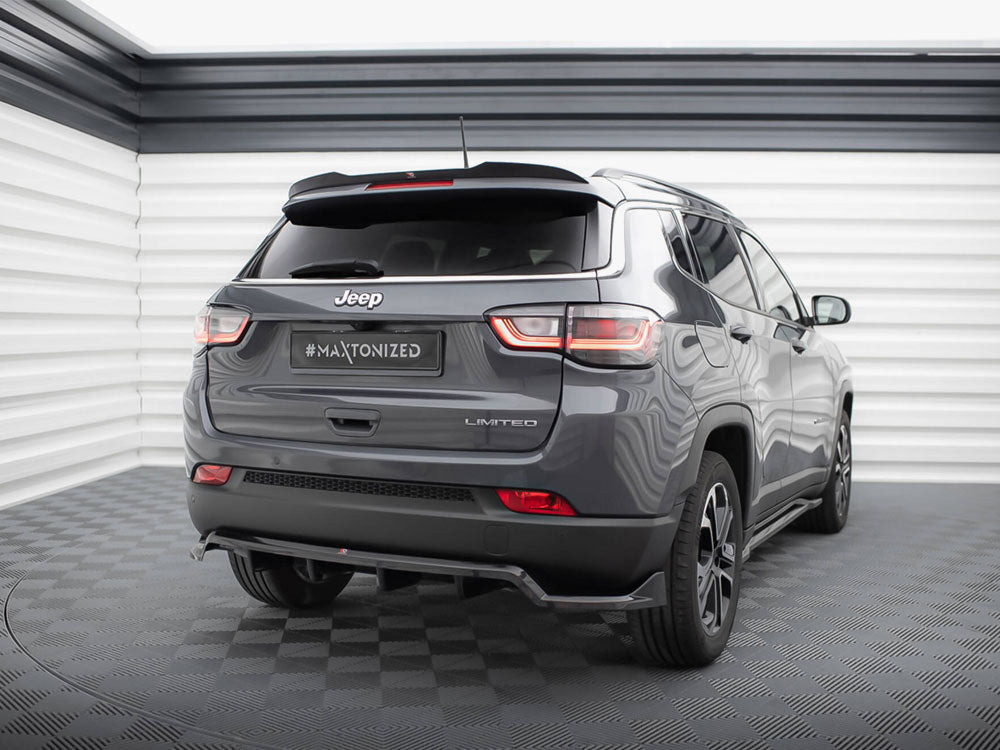 Central Rear Splitter (Vertical Bars) Jeep Compass Limited Mk2 Facelift - Wayside Performance 