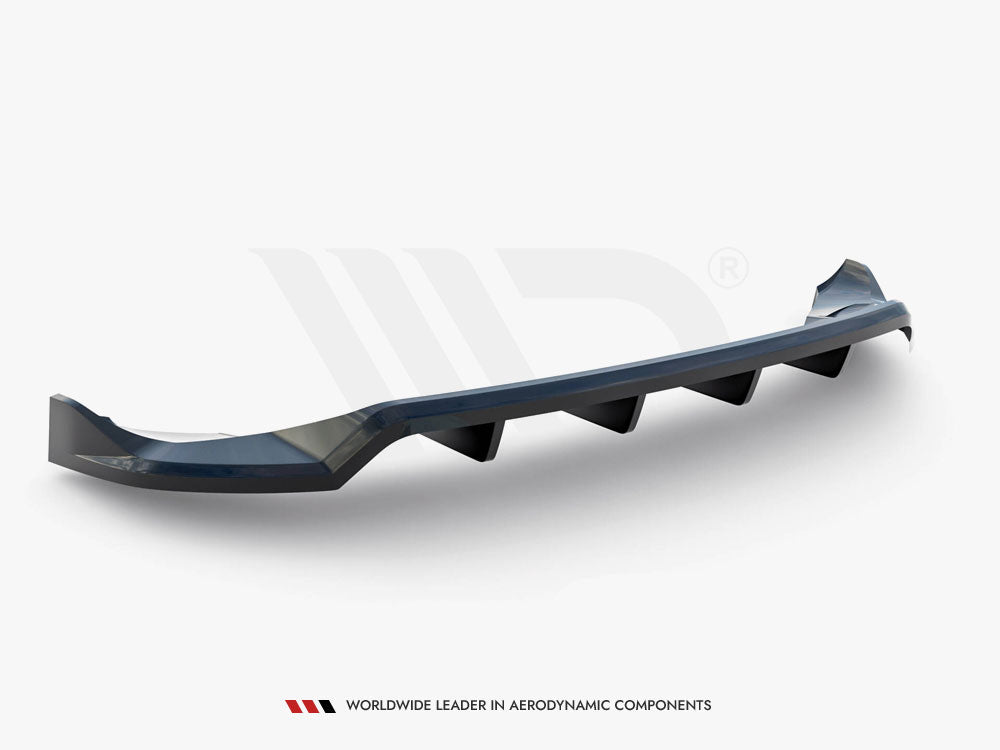 Central Rear Splitter (Vertical Bars) Jeep Compass Limited Mk2 Facelift - Wayside Performance 