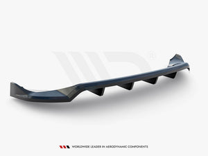 Central Rear Splitter (Vertical Bars) Jeep Compass Limited Mk2 Facelift - Wayside Performance 
