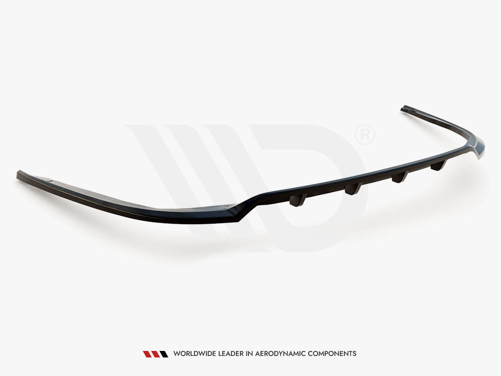 Central Rear Splitter (Vertical Bars) Toyota Avensis Sedan Mk3 Facelift - Wayside Performance 