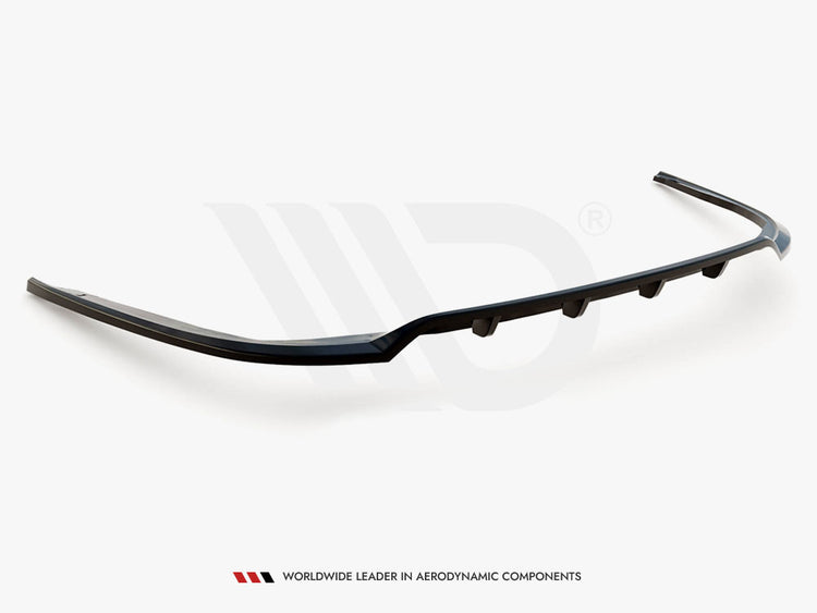 Central Rear Splitter (Vertical Bars) Toyota Avensis Sedan Mk3 Facelift - Wayside Performance 