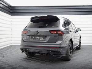 Central Rear Splitter (Vertical Bars) Volkswagen Tiguan R-Line Mk2 Facelift - Wayside Performance 