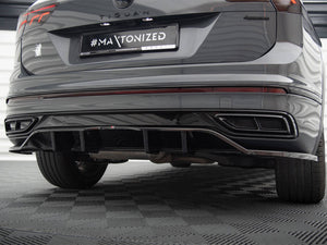Central Rear Splitter (Vertical Bars) Volkswagen Tiguan R-Line Mk2 Facelift - Wayside Performance 
