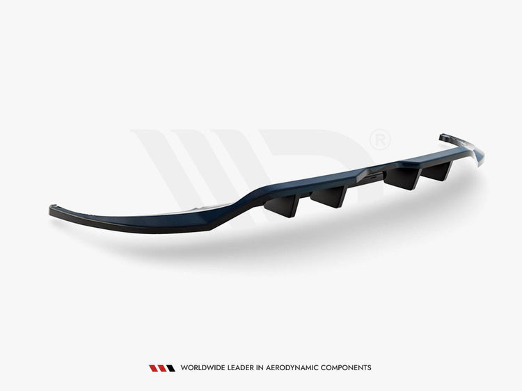 Central Rear Splitter (Vertical Bars) Volkswagen Tiguan R-Line Mk2 Facelift - Wayside Performance 