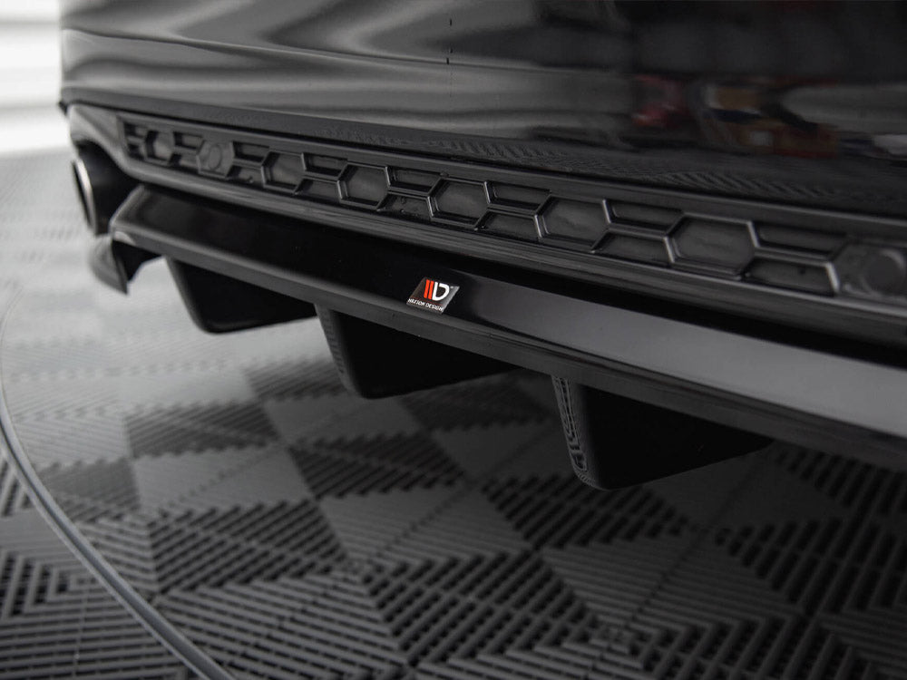 Central Rear Splitter (Vertical Bars) Ford Mondeo ST-Line Mk4 Facelift - Wayside Performance 