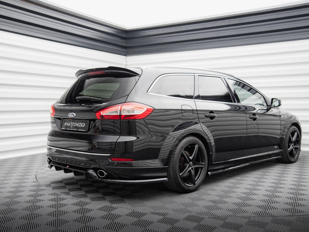 Central Rear Splitter (Vertical Bars) Ford Mondeo ST-Line Mk4 Facelift - Wayside Performance 