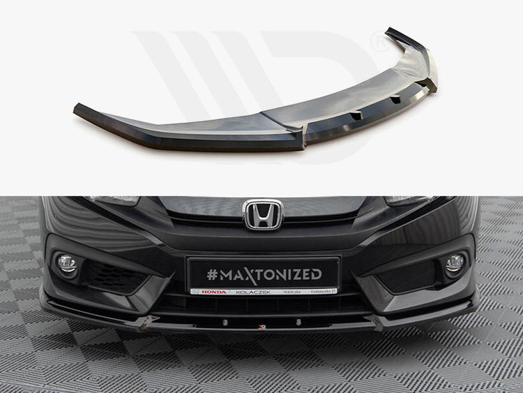 Front Splitter V.1 Honda Civic Mk10 - Wayside Performance 