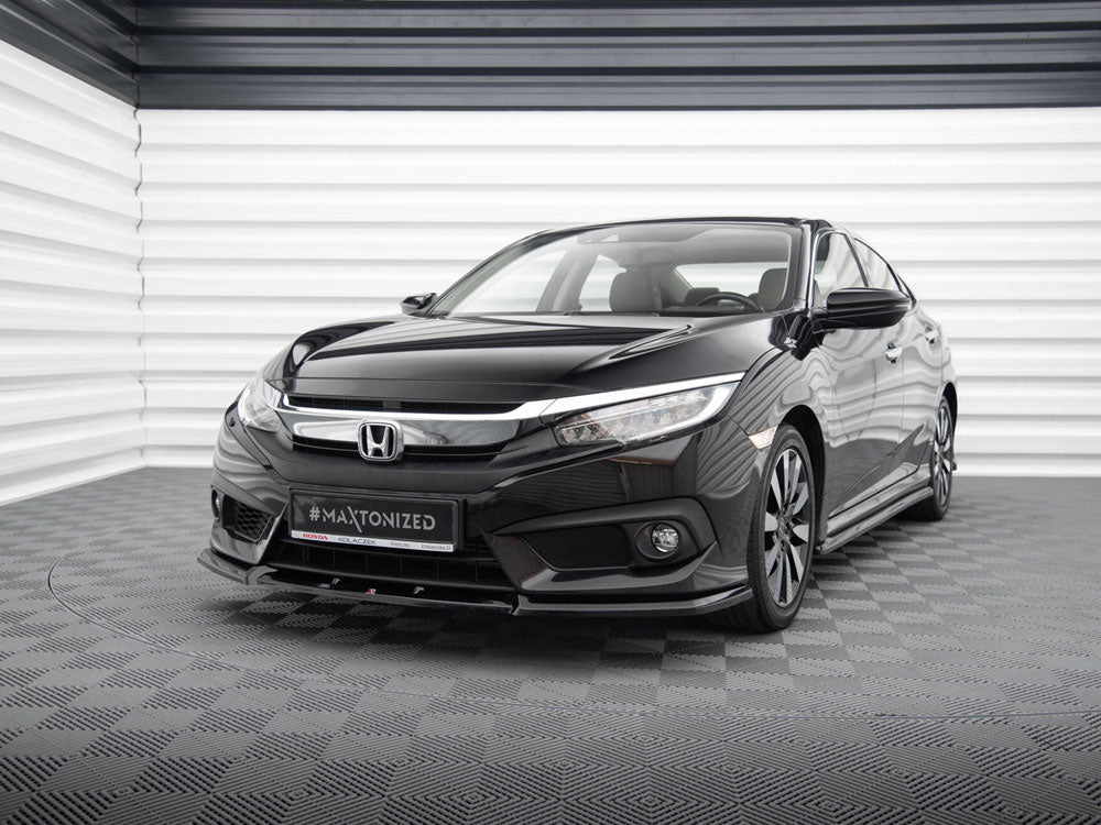 Front Splitter V.1 Honda Civic Mk10 - Wayside Performance 