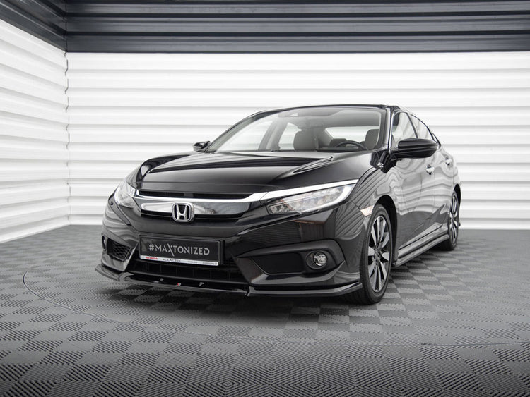 Front Splitter V.1 Honda Civic Mk10 - Wayside Performance 