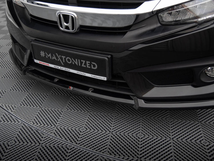 Front Splitter V.1 Honda Civic Mk10 - Wayside Performance 
