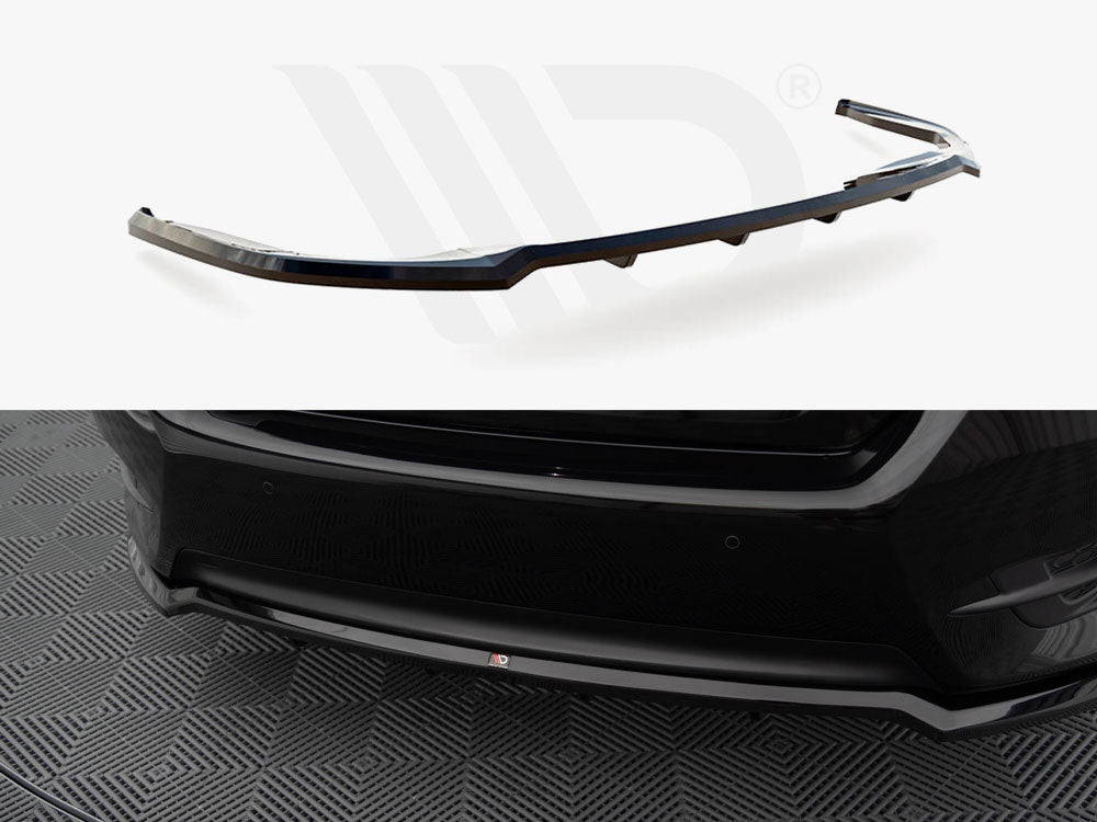 Central Rear Splitter (Vertical Bars) Honda Civic Mk10 - Wayside Performance 