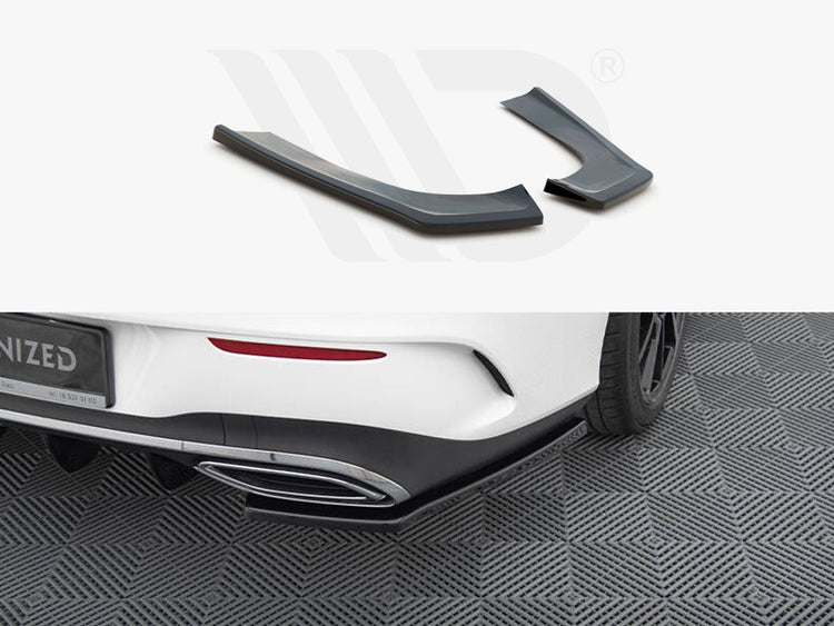 Rear Side Splitters Mercedes-Benz CLA Shooting Brake AMG-Line X118 - Wayside Performance 