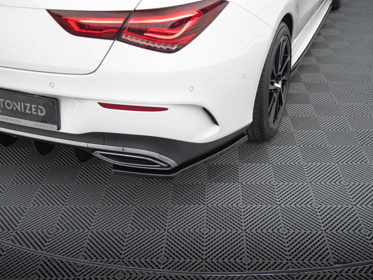 Rear Side Splitters Mercedes-Benz CLA Shooting Brake AMG-Line X118 - Wayside Performance 