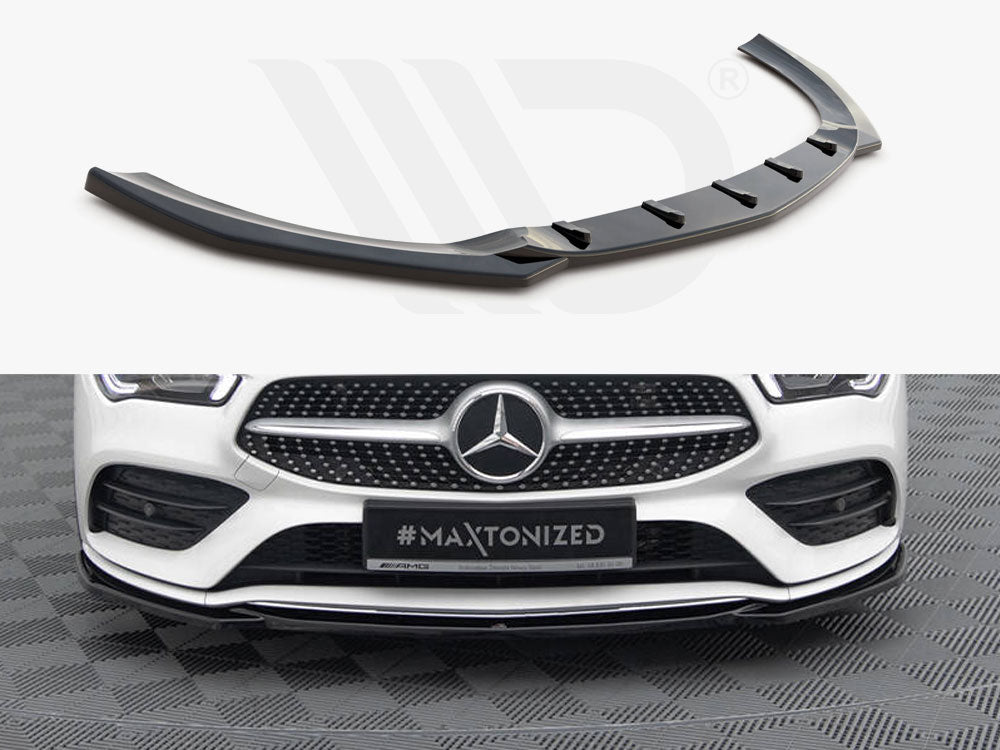 Front Splitter V.1 Mercedes-Benz CLA A35 AMG / AMG-Line C118 - Wayside Performance 