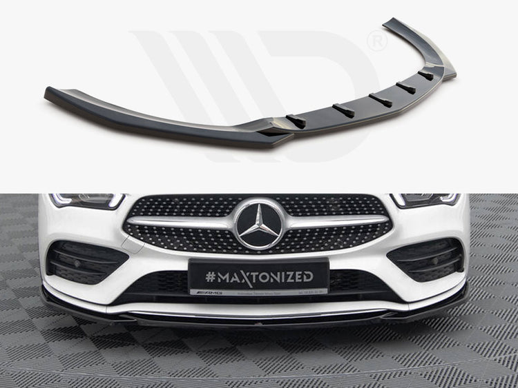 Front Splitter V.1 Mercedes-Benz CLA A35 AMG / AMG-Line C118 - Wayside Performance 
