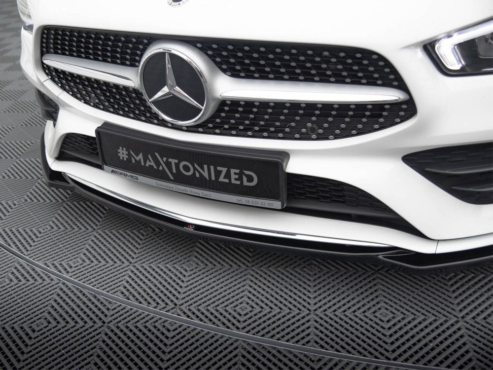 Front Splitter V.1 Mercedes-Benz CLA A35 AMG / AMG-Line C118 - Wayside Performance 