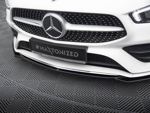Front Splitter V.1 Mercedes-Benz CLA A35 AMG / AMG-Line C118 - Wayside Performance 