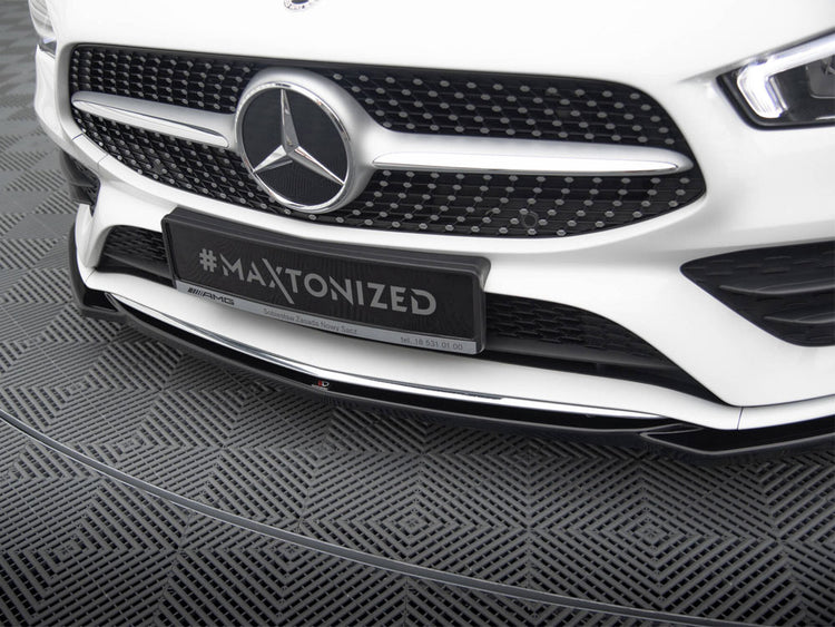 Front Splitter V.1 Mercedes-Benz CLA A35 AMG / AMG-Line C118 - Wayside Performance 
