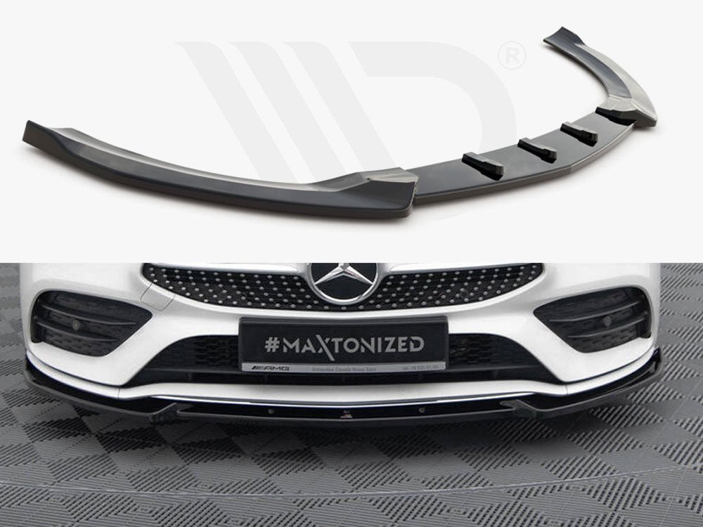 Front Splitter V.2 Mercedes-Benz CLA A35 AMG / AMG-Line C118 - Wayside Performance 