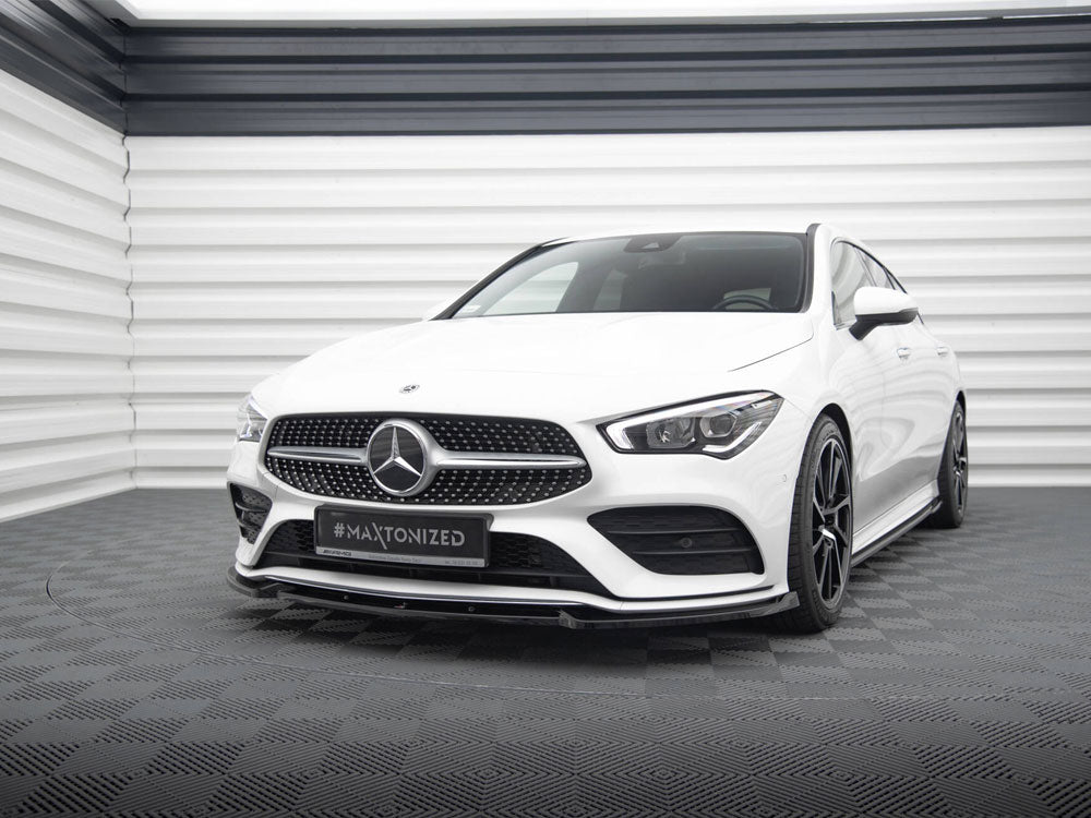 Front Splitter V.2 Mercedes-Benz CLA A35 AMG / AMG-Line C118 - Wayside Performance 