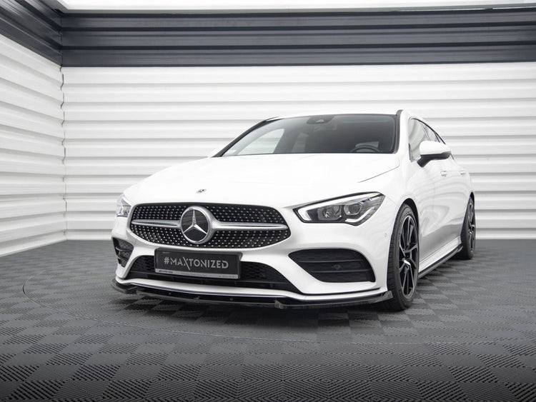 Front Splitter V.2 Mercedes-Benz CLA A35 AMG / AMG-Line C118 - Wayside Performance 