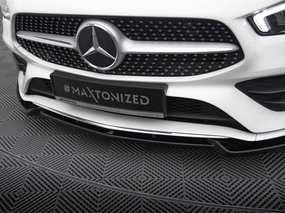 Front Splitter V.2 Mercedes-Benz CLA A35 AMG / AMG-Line C118 - Wayside Performance 